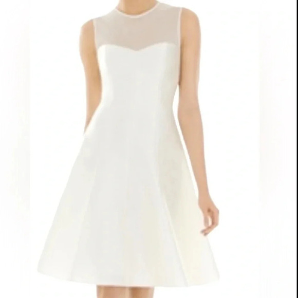 Alfred Sung White High Low Dress - Picture 13 of 13